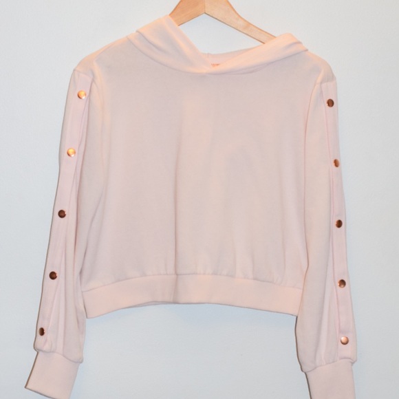 Mossimo Supply Co. Tops - Pink cropped hoodie